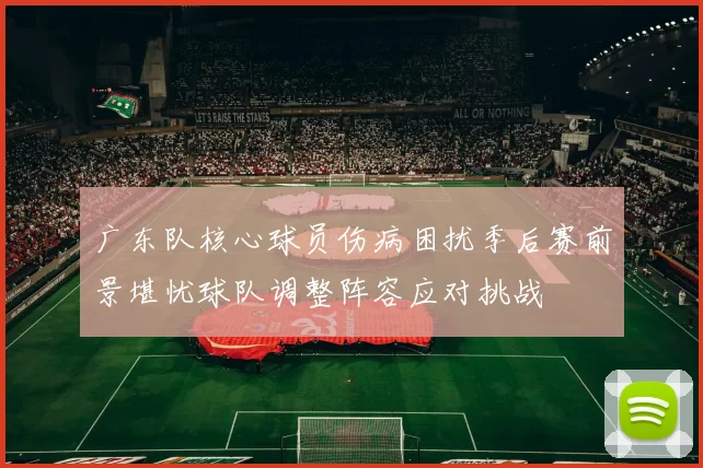 广东队核心球员伤病困扰季后赛前景堪忧球队调整阵容应对挑战